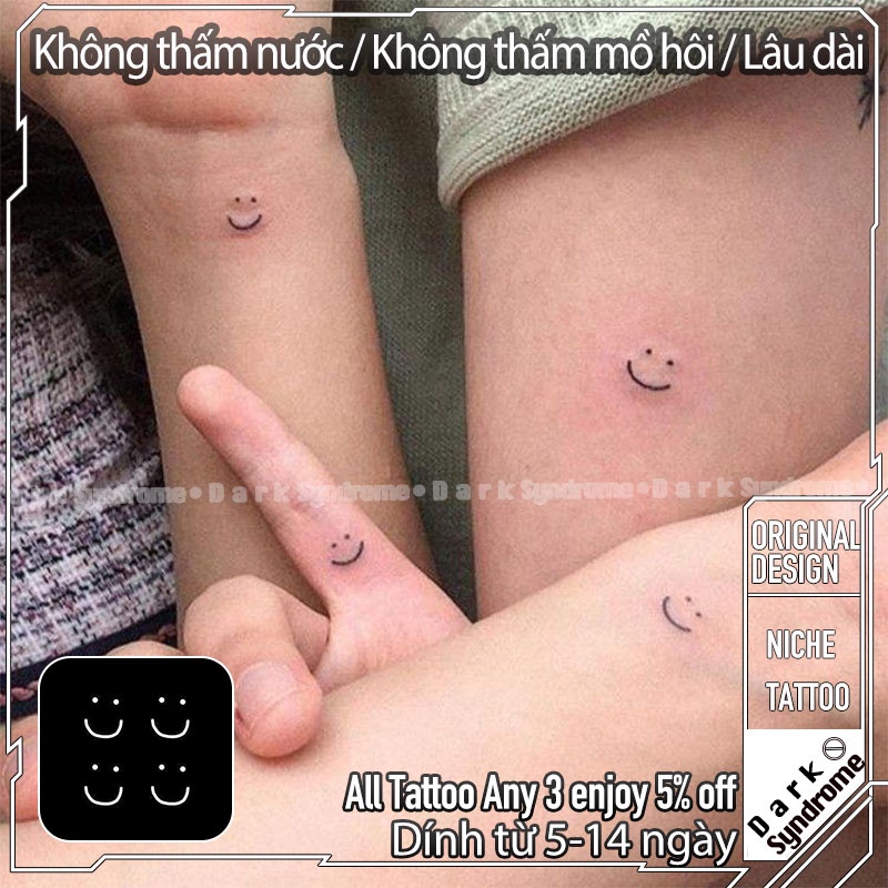 Hình xăm dán tạm thời sử dụng đơn giản tiện lợi