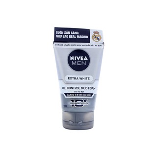 Sữa rửa mặt Nivea Men Sáng da và kiểm soát nhờn 100g
