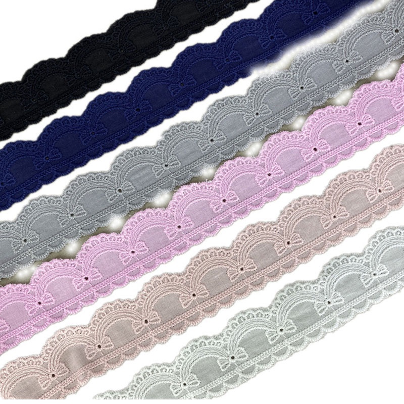 1 Mét màu sắc Vải Ren Hoa 3cm Tự Trang Trí Quần Áo Dây ren boi thêu bản