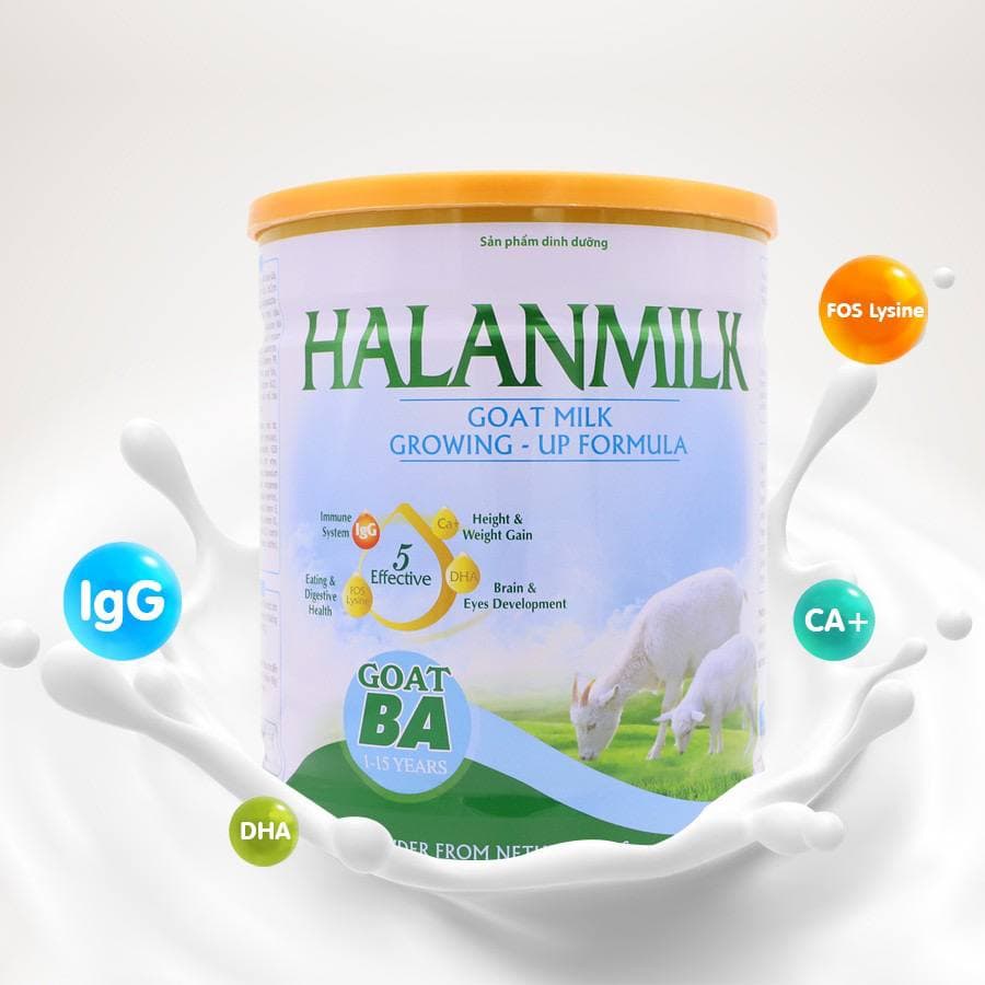 Sữa Dê HALANMILK GOAT BA 900g