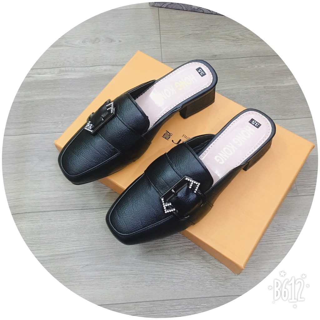 Giày sục phối khóa cực xinh ( ảnh thật )