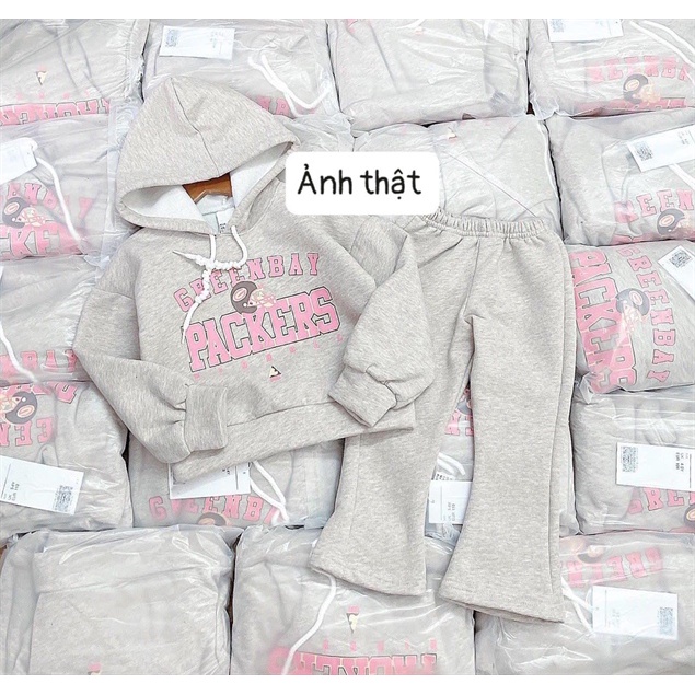 Bộ nỉ da cá dư  cho bé  XA036