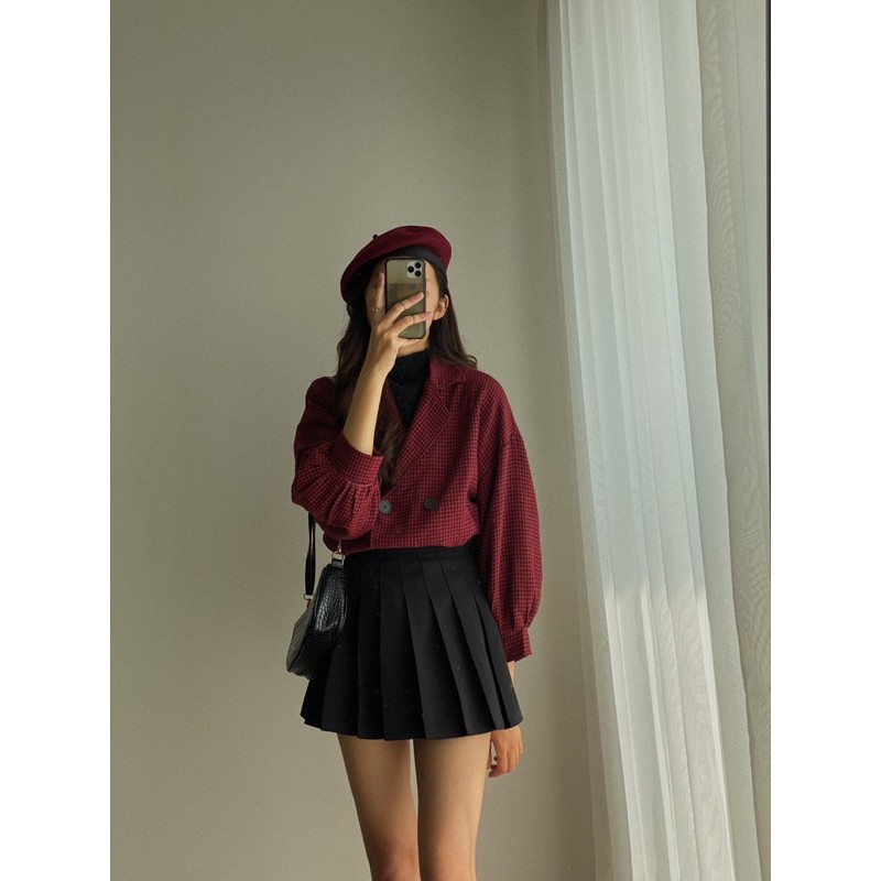 áo khoác kẻ houndstooth 021 | BigBuy360 - bigbuy360.vn