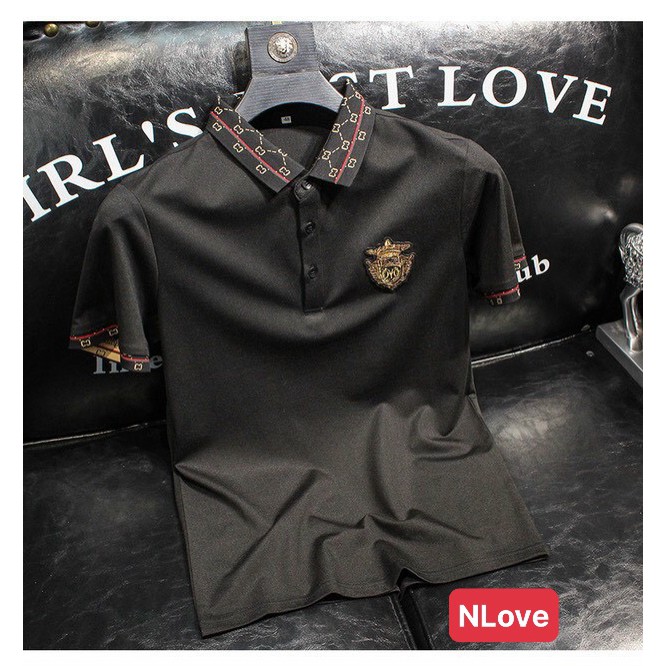 Áo thun nam cổ bẻ cao cấp co giãn tốt . | BigBuy360 - bigbuy360.vn