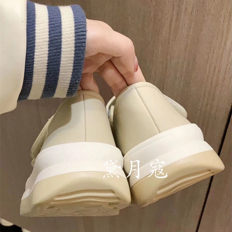 Giày Thể Thao Canvas Quai Dán Thời Trang Hàn Quốc Cho Nữ