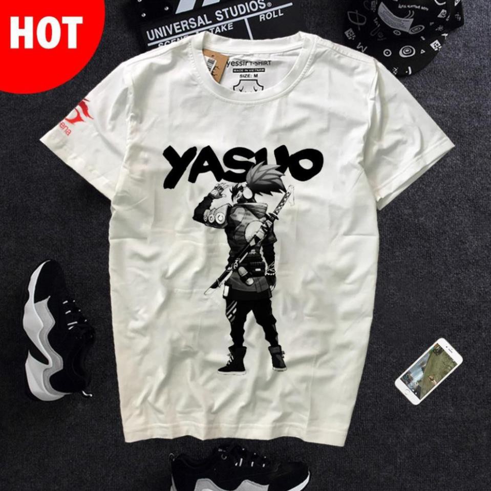 ÁO thun Yasuo lmht - áo lol - áo liên mình huyền thoại garena chất cực ngầu