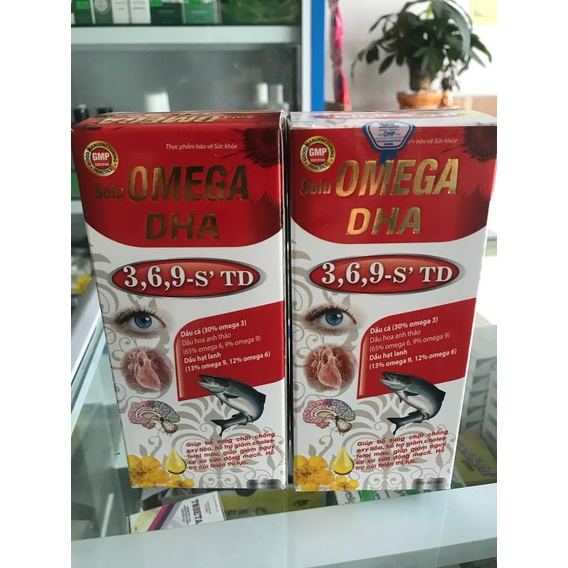 ✅ Solu Omega DHA 369 TD hộp 60 viên chống oxy hóa, giảm mỡ máu, sáng mắt, tốt cho tim mạch, huyết áp