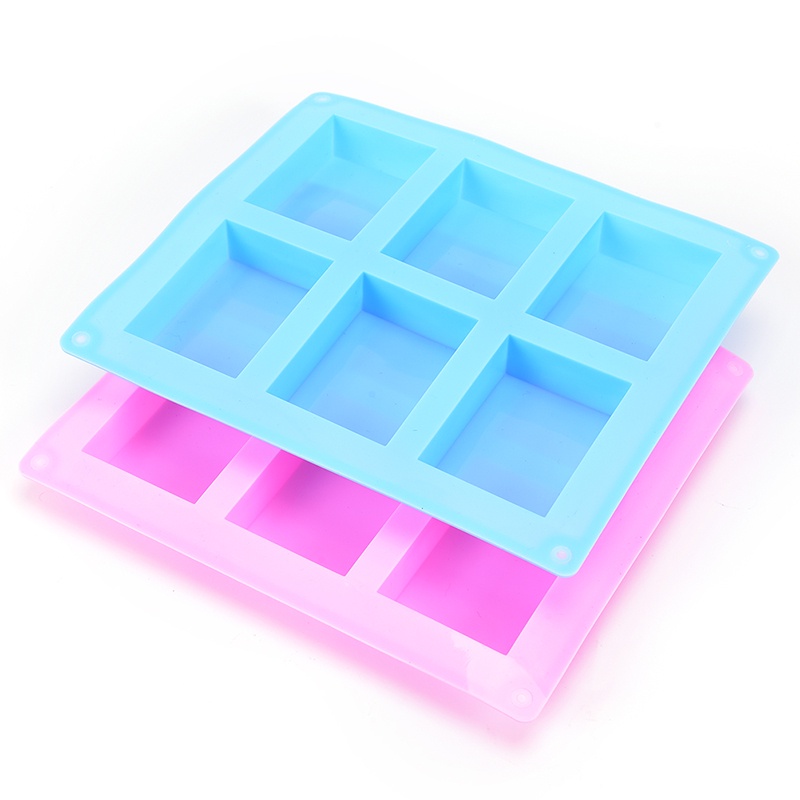 [INVN]6 company rectangular handmade soap mold