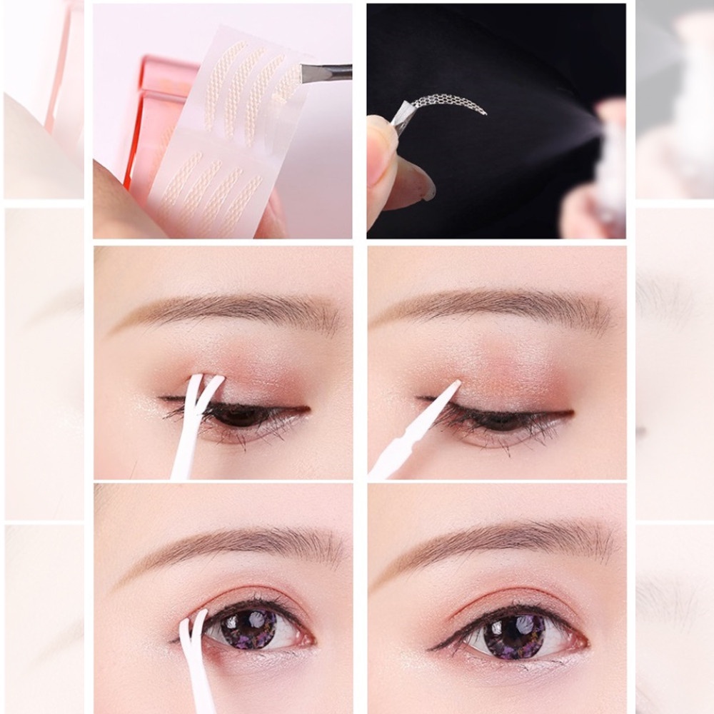 Dán kích mí lưới siêu mỏng, siêu tàn hình Lucky Beauty EYELID 4D Beautiful eyes