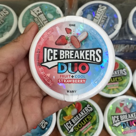 Kẹo ngậm không đường Ice Breakers 42g Mỹ - Date tháng 1/2023