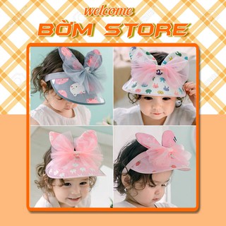 Nón vành nhựa tiểu thư siêu xinh cho bé gái mẫu mới 2021 ShiniShop