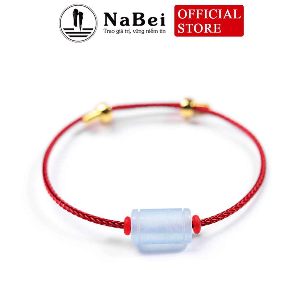 Vòng Tay Lu Thống Aquamarine Tự Nhiên Phù Hợp Cho Nam Nữ Mệnh Thủy, Mộc NB195 - Phong Thuỷ NaBei Store