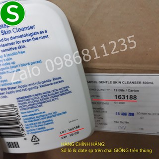 HSD 10/23 ❥Sữa rửa mặt Cetaphil 500ml CANADA