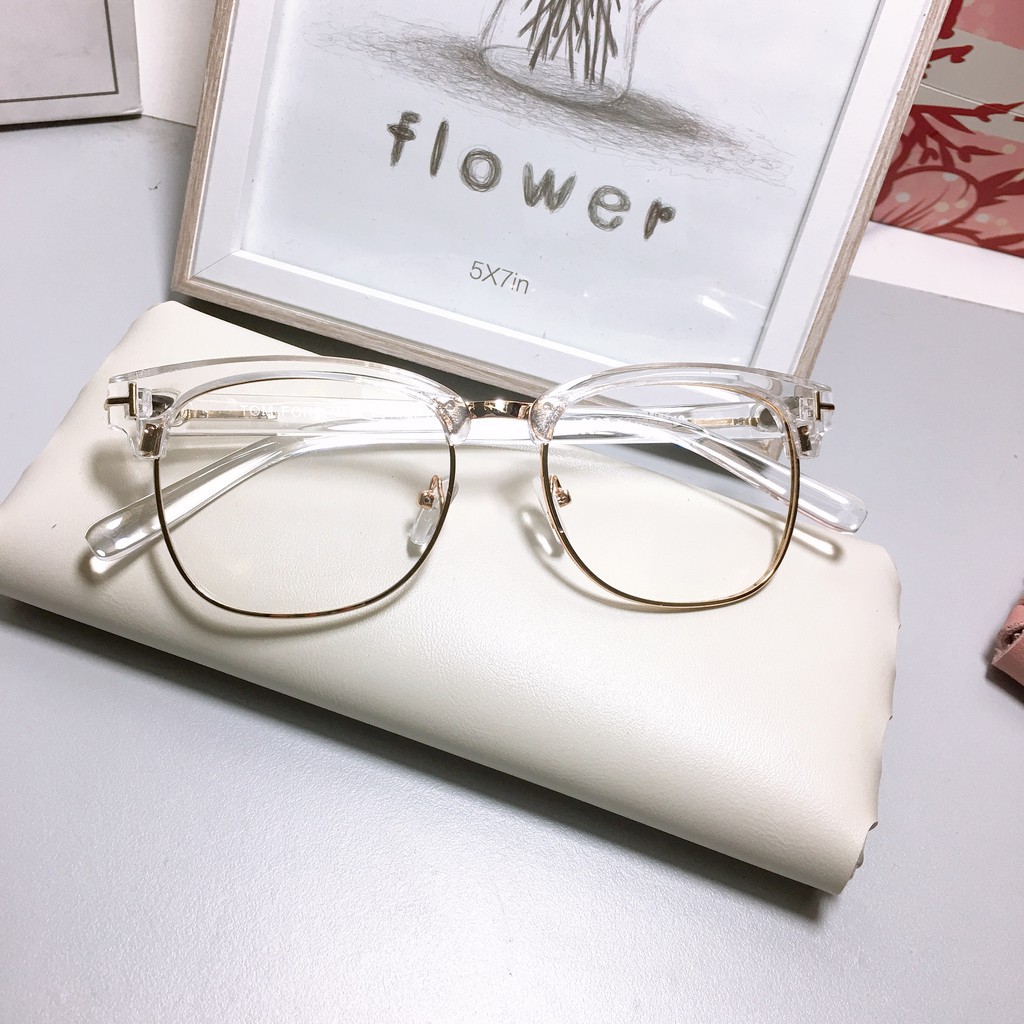 [Gía siêu rẻ] Gọng kính vuông 5267 nhận cắt cận viễn loạn