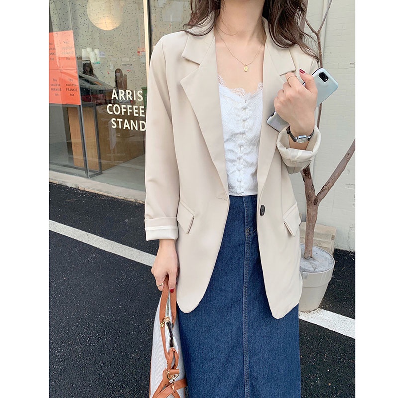 Áo Blazer- Áo Vest Trơn Hàng Quảng Châu M521-Violet