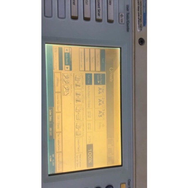 Mặt quắc máy photocopy, màn hình hiển thị mp5500-6000-7500-8000-6001-7001-8001-9001-6002-7502-9002