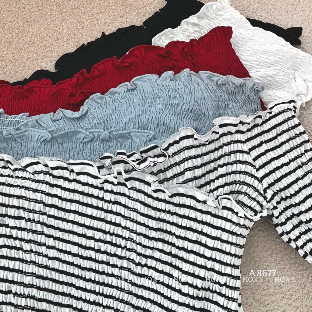 SP008677-Áo trễ vai chéo