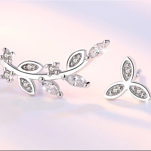 Bông tai / khuyên tai thời trang có hộp tặng kèm