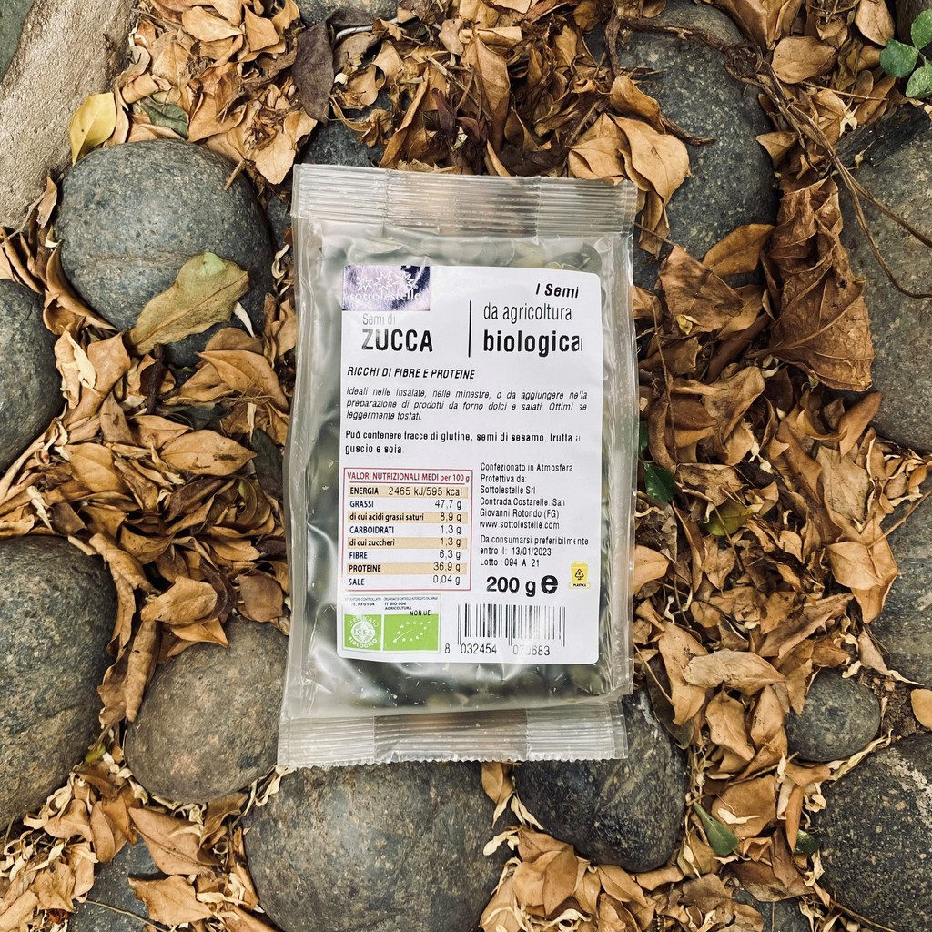 Hạt bí hữu cơ đã bóc vỏ Sottolestelle 200g