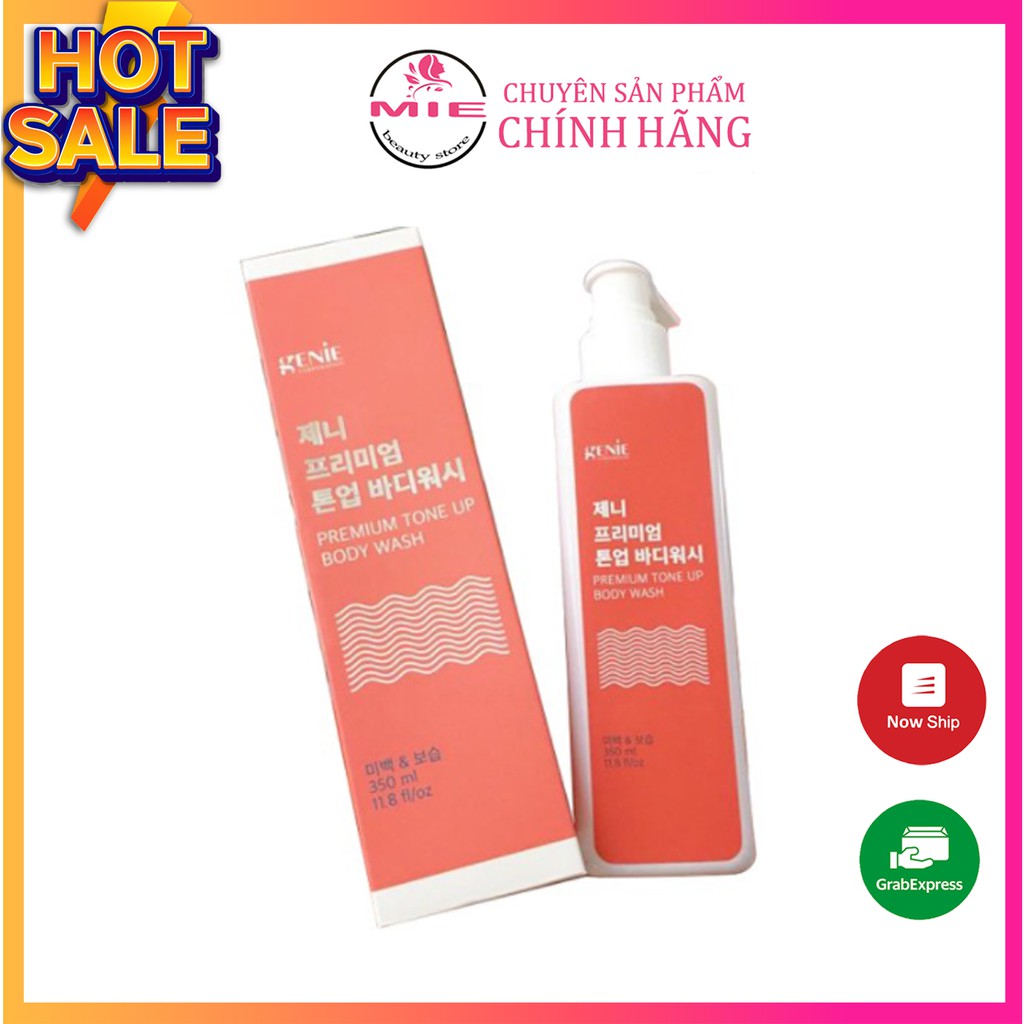 Sữa Tắm Trắng Da GENIE PREMIUM TONE UP BODY WASH 350ml