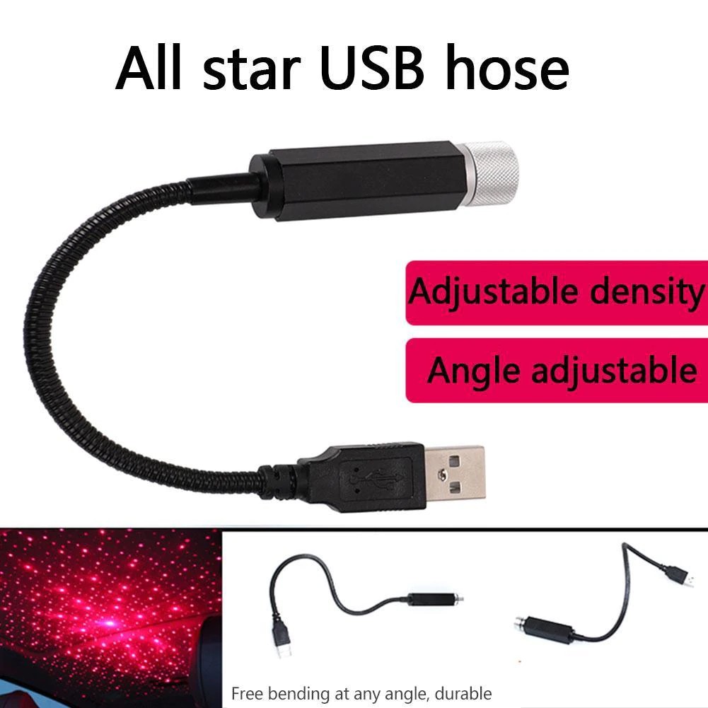 Đèn Led Chiếu Trần Nhà, Trần Xe Ô Tô Bầu Trời Sao Cắm Cổng USB