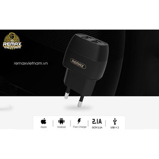 Củ sạc 2 cổng USB 2.1A Remax RP-U29