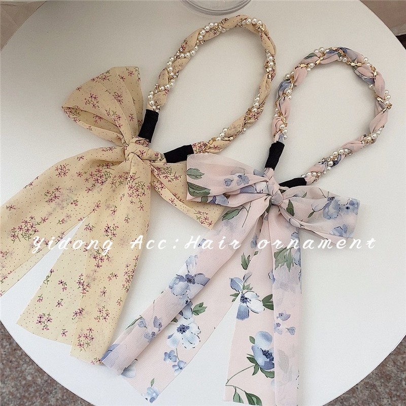 Băng Đô Cài Tóc Đính Đá Ngọc Trai Dễ Thương Thời Trang 2021