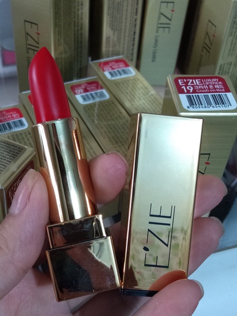 Son Ezie số 19 EZIE Luxury Lipstck (Son siêu Lì Cao Cấp E’ZIE )