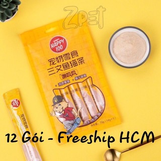 Bánh thưởng cho mèo nội địa Wanpy Happy 100