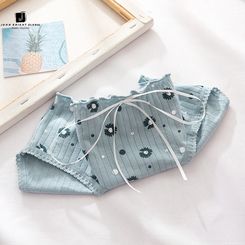 JKG Quần Lót Cotton Lưng Vừa In Hoa Cúc Dễ Thương Cho Nữ | BigBuy360 - bigbuy360.vn