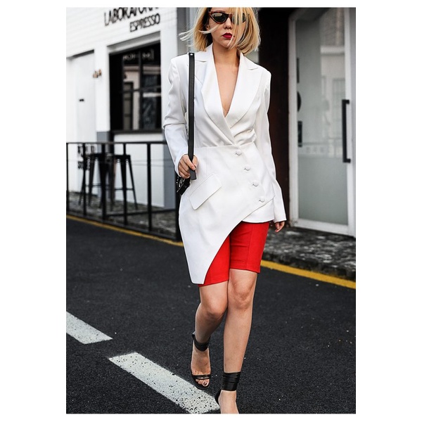 Áo Vest nữ thiết kế bất đối xứng Gemmi fashion, VS110