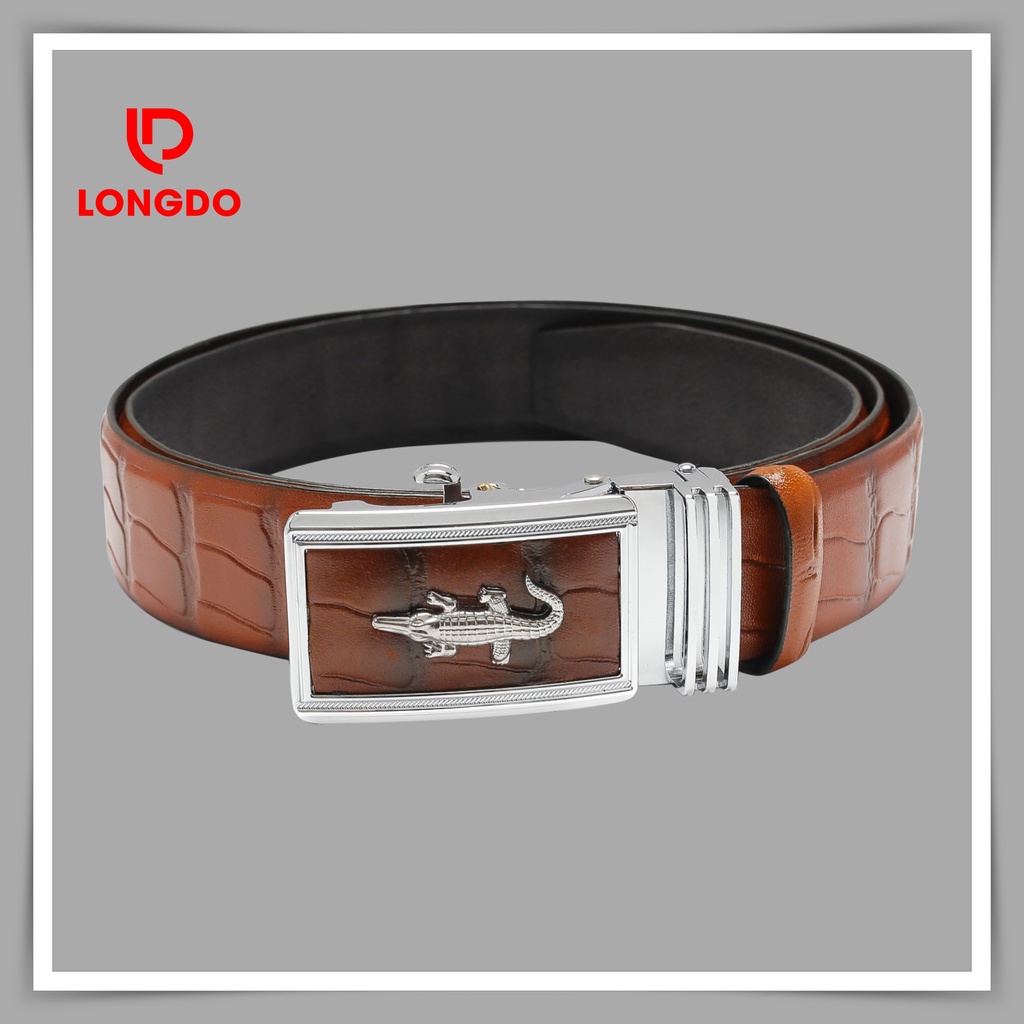 Dây nịt nam cao cấp - Cam kết 100% da bò thật - Hàng chính hãng thương hiệu Longdo Leather - TL01