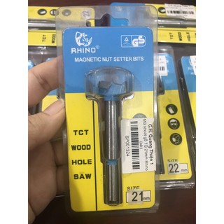 Mũi khoét gỗ rhino 21mm, 22mm