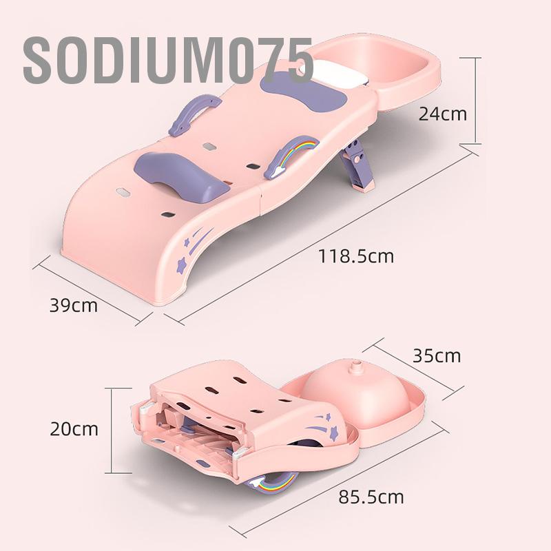 Có thể bán buôn Ghế gội đầu cho trẻ em Có thể gập lại có ổn định Giường sơ sinh Sodium075 Hàng giao ngay