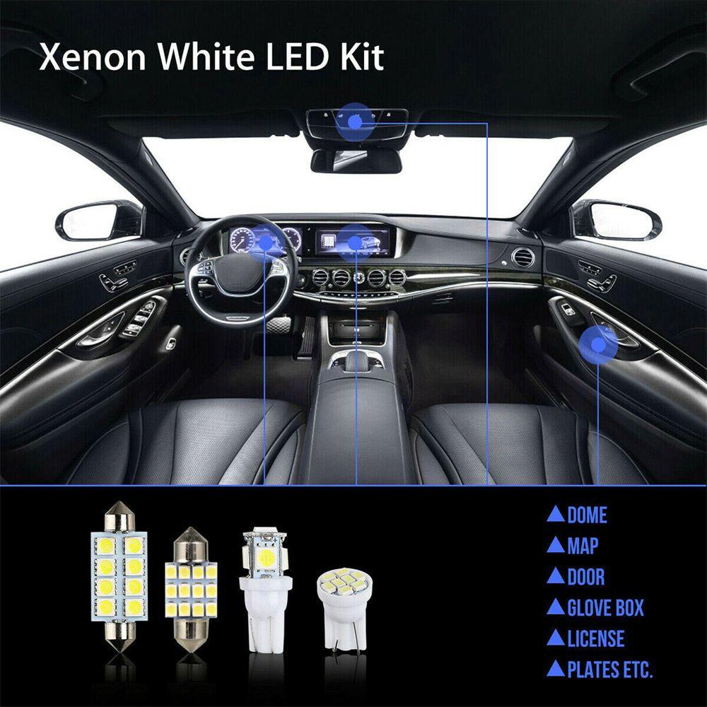 Set 14 Hộp Đựng Găng Tay / Đèn Nội Thất Xe Hơi 14 Món