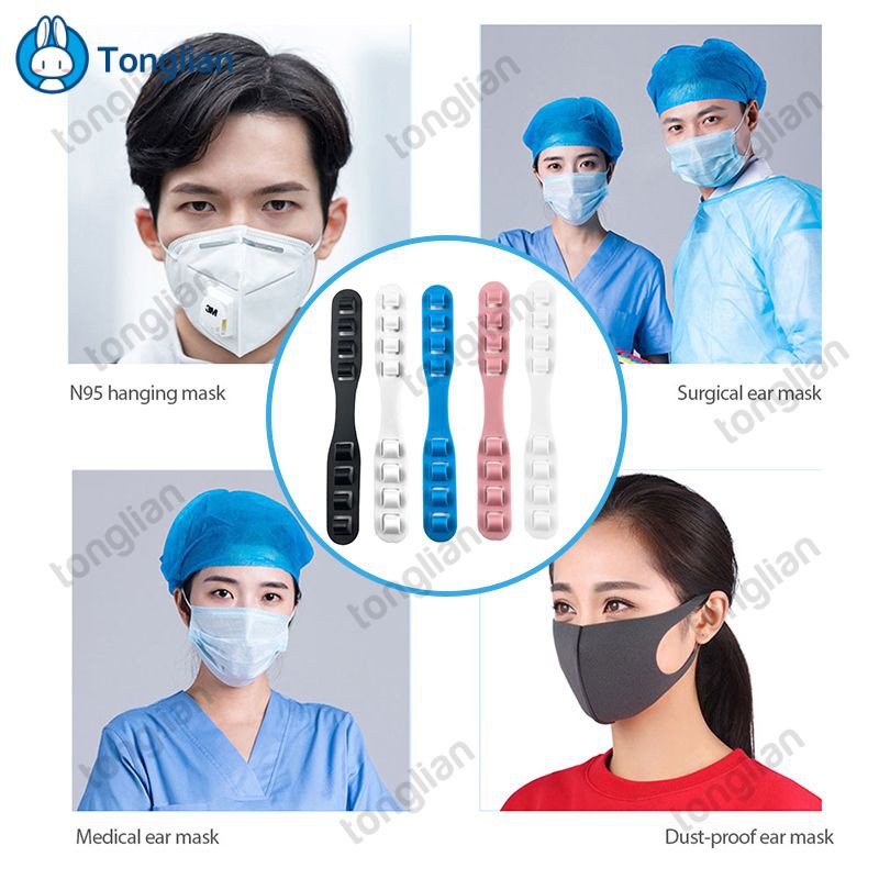 Mới Dây Đeo Khẩu Trang Bằng Silicon Mềm Chống Đau Tai Tiện Dụng