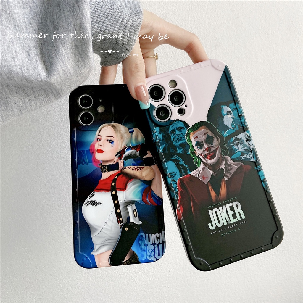 Ốp điện thoại nhựa hình Joker Harley Quinn thích hợp cho Iphone14 13 12 11 PRO MAX 7/8plus SE2020 X/XS XR XSMAX