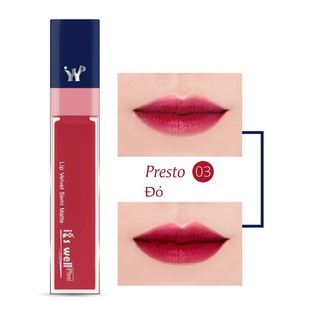 Son Kem Lì It's Well Plus Lip Velvet Semi Matte