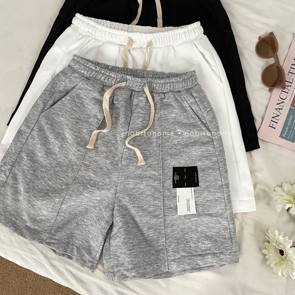 NOBITA HOME - QUẦN SHORTS THUN XẾP LY ASHFORD