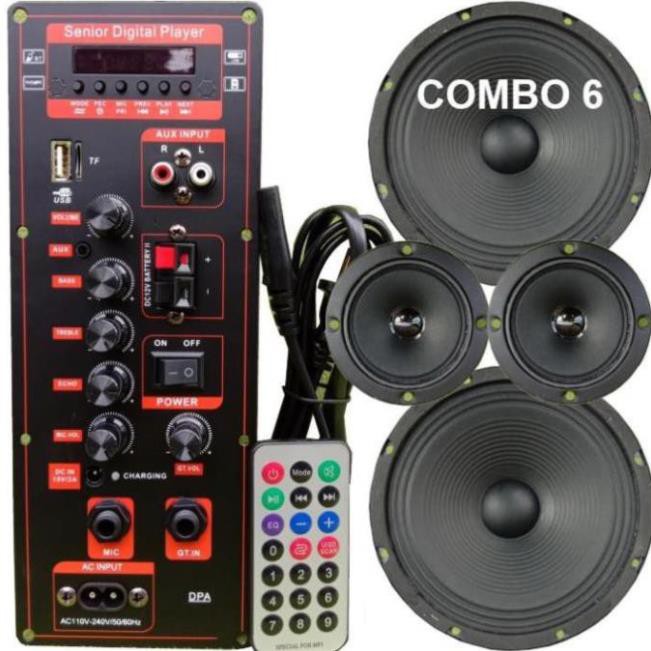 Mạch loa kéo 2 tấc đôi HA8622 nguồn xung