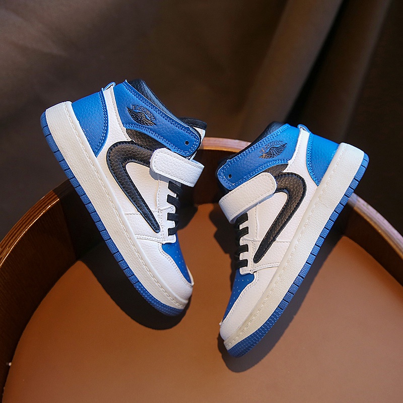 Giày Bóng Rổ Nike Cổ Cao Năng Động Thời Trang Cho Bé