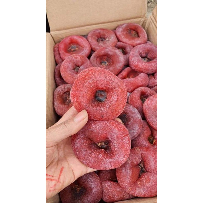 1kg hồng sấy dẻo nguyên trái, hoa quả sấy ngon