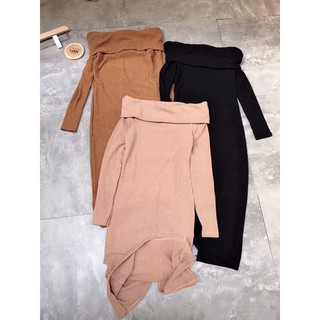 VÁY LEN BODY TRỄ VAI DÁNG DÀI