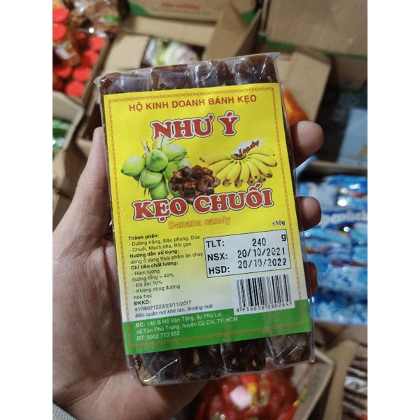 1 gói kẹo chuối 16 chiếc