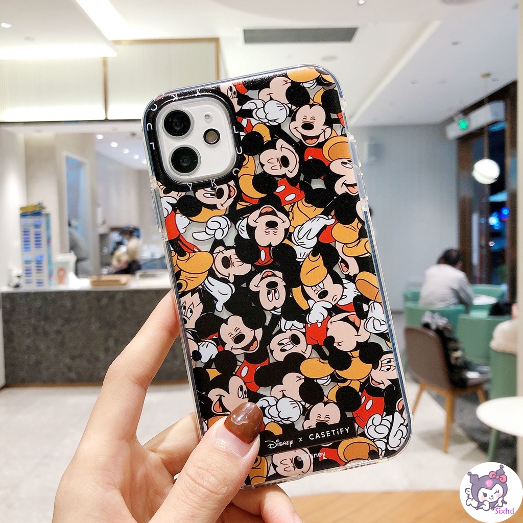 Ốp Điện Thoại Trong Suốt In Hình Chuột Mickey / Minnie Xinh Xắn Cho Iphone 12 11 Pro Max Xs Max Xr 6s 8 7 Plus