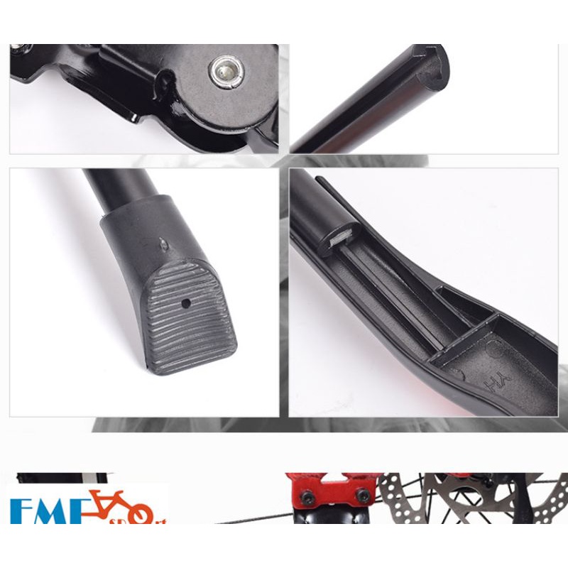 Chân Chống Nhôm Xe Đạp 2 Vít Tai Bắt - Điều Chỉnh Độ Dài