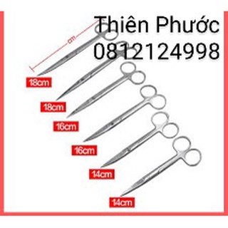 Kéo y tế thẳng từ 10cm đến 18cm