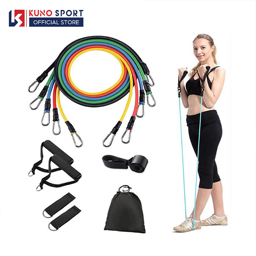 Dây Ngũ Sắc Tập Gym Đa Năng KUNO SPORT Hỗ Trợ Các Bài Tập Hiệu Qủa