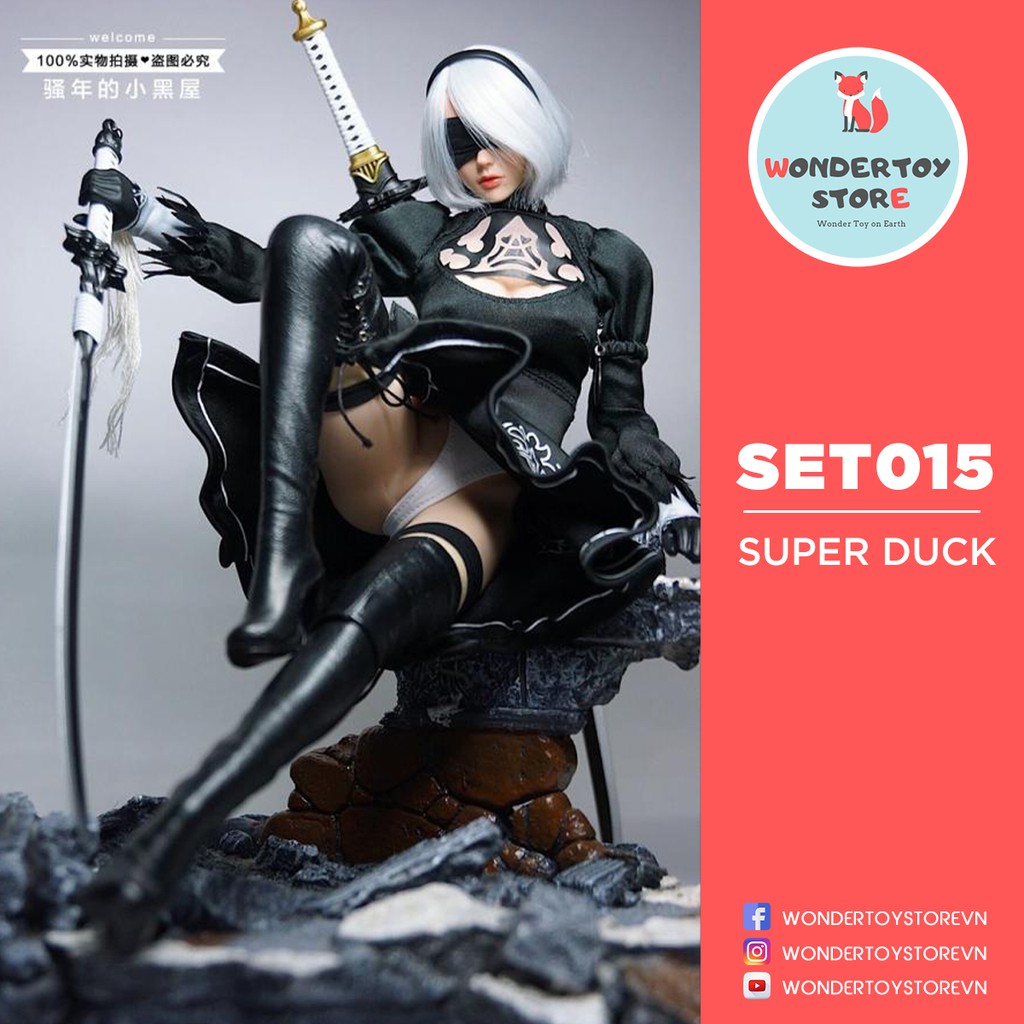 Mô hình 2B Nier Automata SET015 Super Duck tỉ lệ 1/6