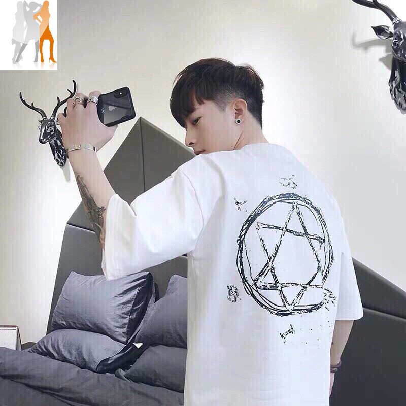 [Cotton tốt, Có full video] Áo thun nam form rộng tay lỡ - Trùm Chuyên Sỉ Thời Trang - ms 203161053 | BigBuy360 - bigbuy360.vn